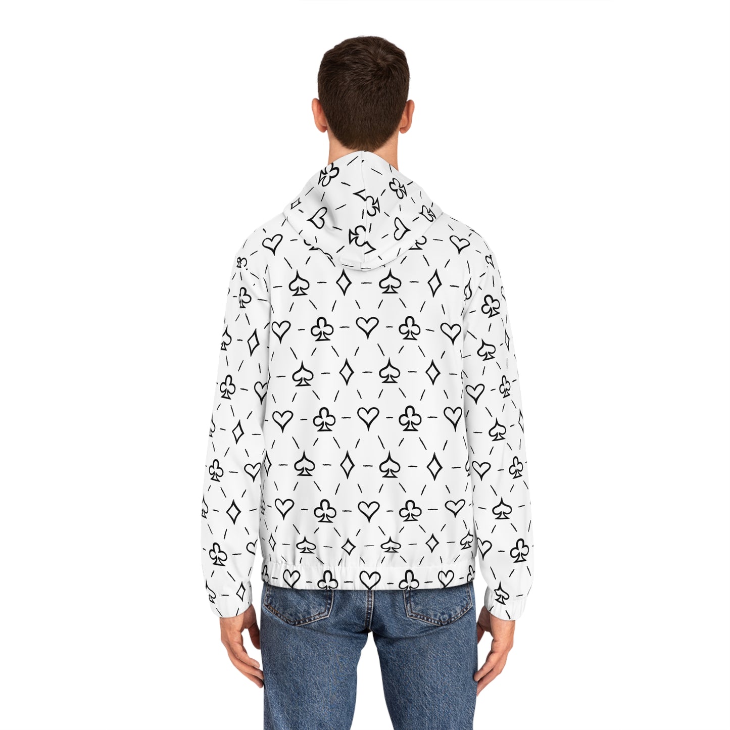 Pattern Full-Zip Hoodie