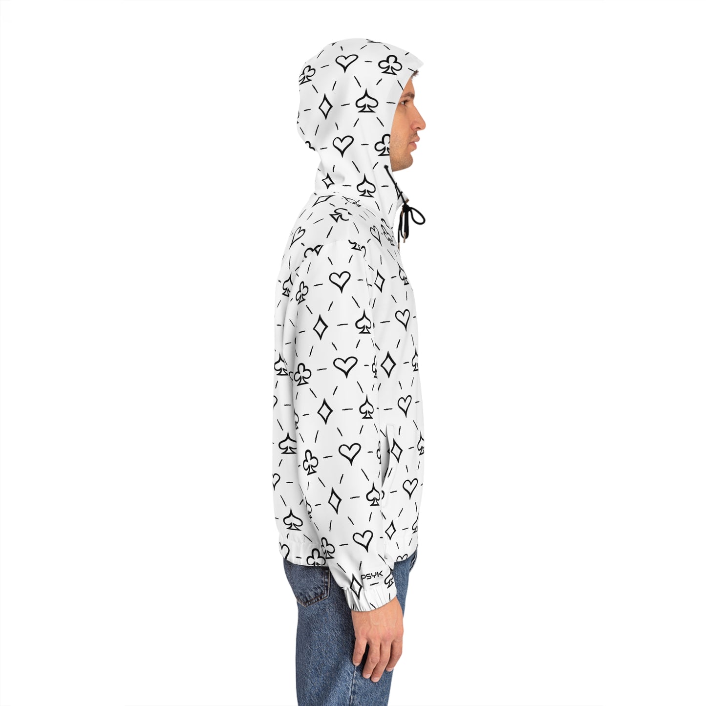 Pattern Full-Zip Hoodie