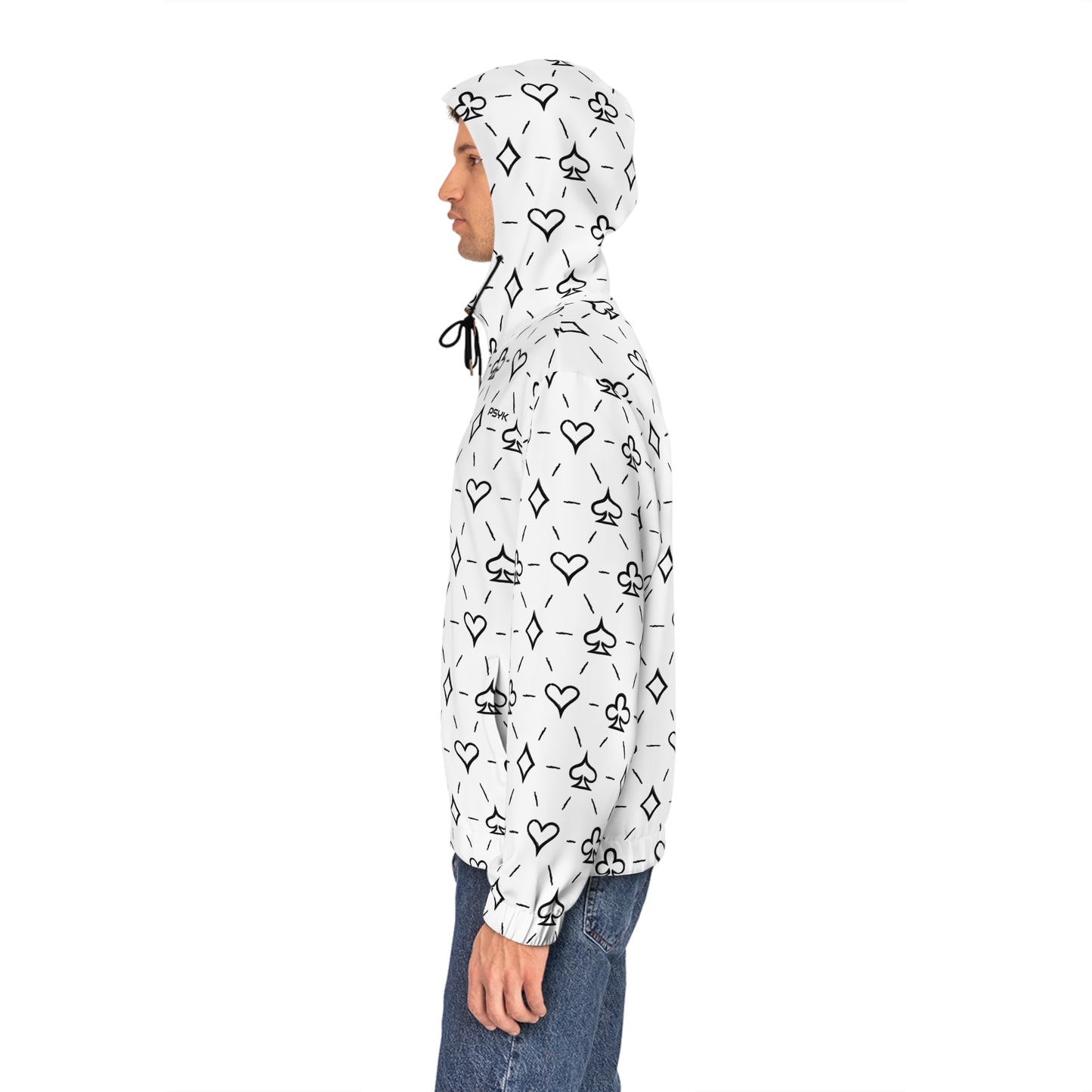 Pattern Full-Zip Hoodie