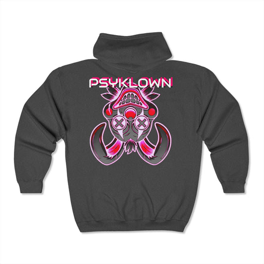 PSYKLOWN Full Zip Hoodie