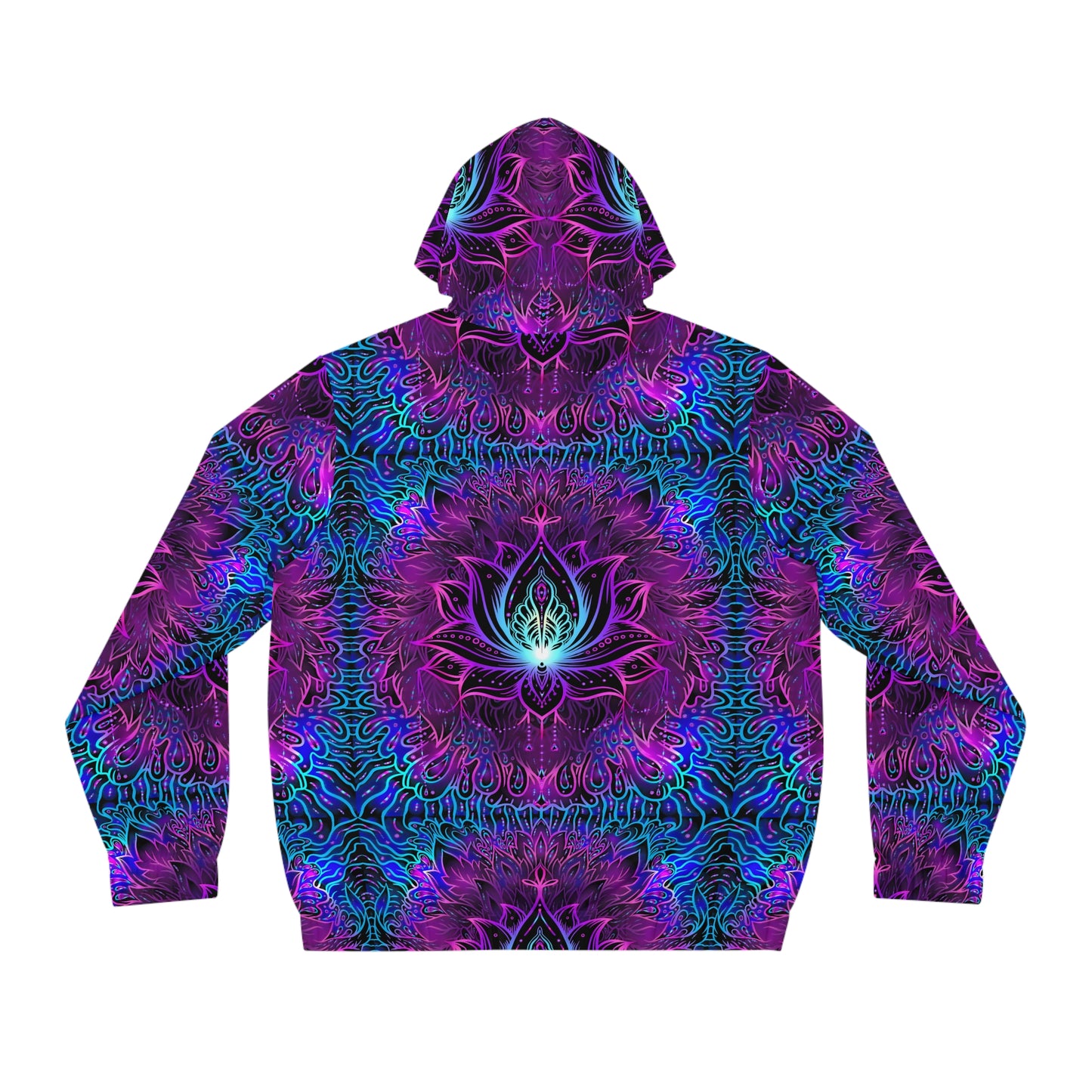 Neon Pattern Unisex Full-Zip Hoodie