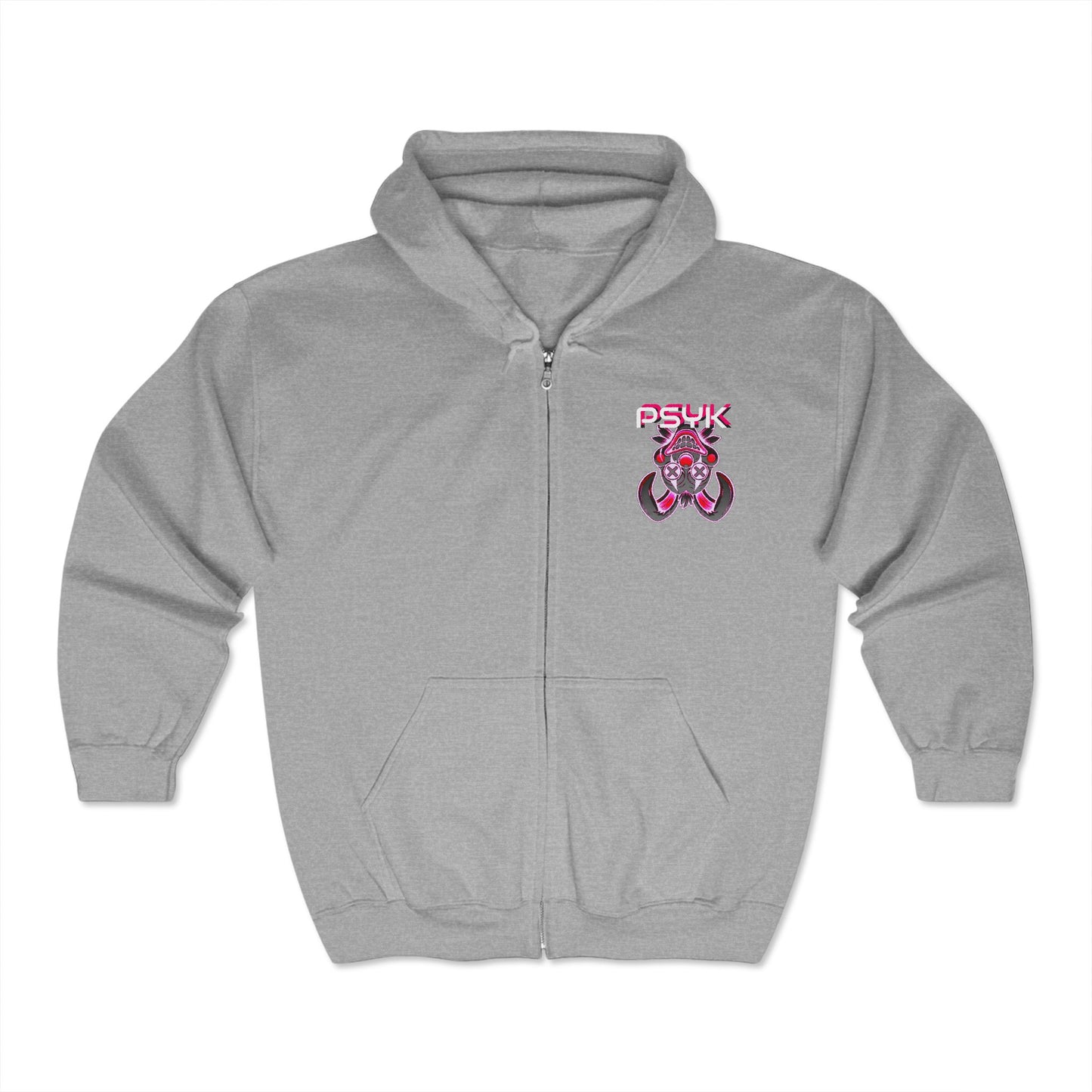 PSYKLOWN Full Zip Hoodie